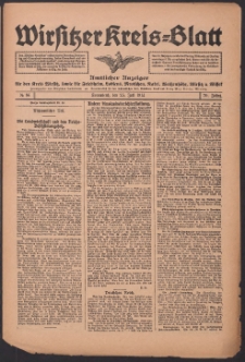 Wirsitzer Kreis-Blatt: Amtliches Publikationsorgan f&uuml;r den Kreis Wirsitz 1914.07.25 Jg.70 Nr86