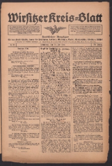 Wirsitzer Kreis-Blatt: Amtliches Publikationsorgan f&uuml;r den Kreis Wirsitz 1914.07.30 Jg.70 Nr88