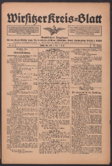 Wirsitzer Kreis-Blatt: Amtliches Publikationsorgan f&uuml;r den Kreis Wirsitz 1914.08.08 Jg.70 Nr92