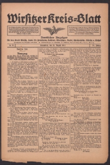 Wirsitzer Kreis-Blatt: Amtliches Publikationsorgan f&uuml;r den Kreis Wirsitz 1914.08.15 Jg.70 Nr95