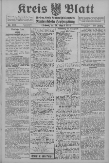 Kreis Blatt für den Kreis Neutomischeler zugleich Hopfenzeitung 1914.08.26 Jg.38 Nr100