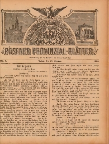 Posener Provinzial-Bl&auml;tter 1900.01.28 Nr4