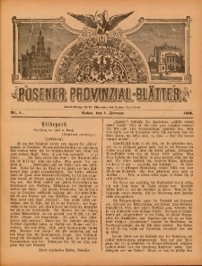 Posener Provinzial-Bl&auml;tter 1900.02.04 Nr5