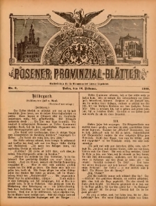Posener Provinzial-Bl&auml;tter 1900.02.11 Nr6