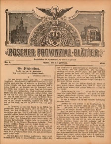 Posener Provinzial-Bl&auml;tter 1900.02.25 Nr8