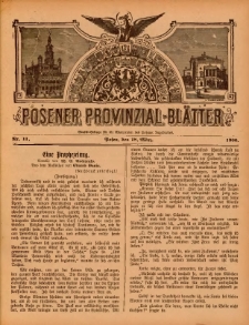 Posener Provinzial-Bl&auml;tter 1900.03.18 Nr11