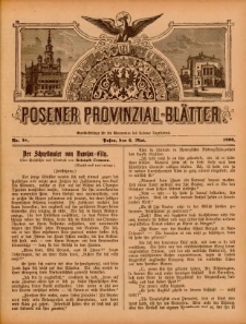 Posener Provinzial-Bl&auml;tter 1900.05.06 Nr18