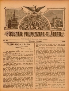 Posener Provinzial-Bl&auml;tter 1900.06.24 Nr25