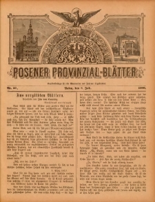 Posener Provinzial-Bl&auml;tter 1900.07.08 Nr27