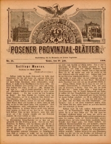 Posener Provinzial-Bl&auml;tter 1900.07.22 Nr30