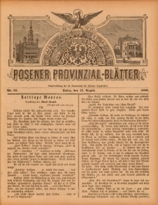 Posener Provinzial-Bl&auml;tter 1900.08.12 Nr32