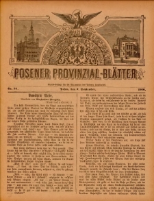 Posener Provinzial-Bl&auml;tter 1900.09.09 Nr36