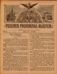 Posener Provinzial-Bl&auml;tter 1900.11.04 Nr44