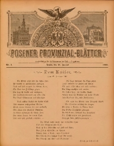 Posener Provinzial-Bl&auml;tter 1901.01.27 Nr4