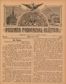 Posener Provinzial-Bl&auml;tter 1901.05.12 Nr19