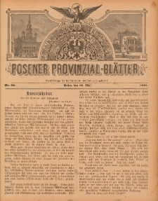 Posener Provinzial-Bl&auml;tter 1901.05.19 Nr20