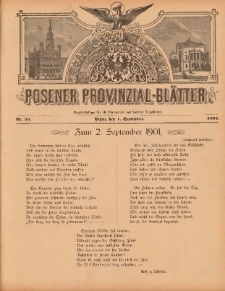 Posener Provinzial-Bl&auml;tter 1901.09.01 Nr35