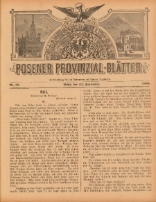 Posener Provinzial-Bl&auml;tter 1901.09.21 Nr38