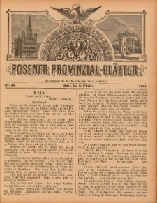 Posener Provinzial-Bl&auml;tter 1901.10.06 Nr40