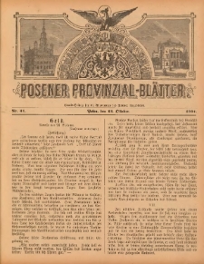 Posener Provinzial-Bl&auml;tter 1901.10.13 Nr41
