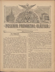 Posener Provinzial-Bl&auml;tter 1902.02.16 Nr7