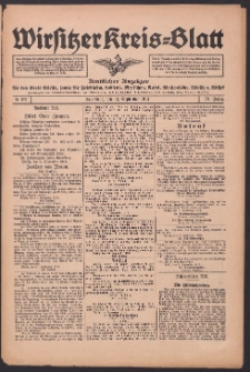Wirsitzer Kreis-Blatt: Amtliches Publikationsorgan für den Kreis Wirsitz 1914.09.12 Jg.70 Nr107
