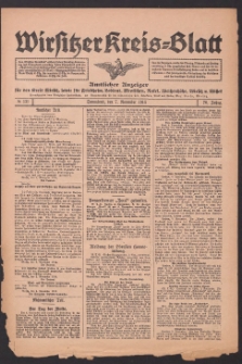 Wirsitzer Kreis-Blatt: Amtliches Publikationsorgan für den Kreis Wirsitz 1914.11.07 Jg.70 Nr131