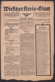Wirsitzer Kreis-Blatt: Amtliches Publikationsorgan für den Kreis Wirsitz 1914.11.10 Jg.70 Nr132