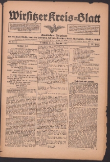 Wirsitzer Kreis-Blatt: Amtliches Publikationsorgan für den Kreis Wirsitz 1914.11.14 Jg.70 Nr134