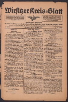 Wirsitzer Kreis-Blatt: Amtliches Publikationsorgan für den Kreis Wirsitz 1914.11.28 Jg.70 Nr139