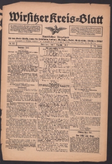 Wirsitzer Kreis-Blatt: Amtliches Publikationsorgan für den Kreis Wirsitz 1914.12.05 Jg.70 Nr142