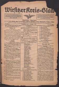 Wirsitzer Kreis-Blatt: Amtliches Publikationsorgan f&uuml;r den Kreis Wirsitz 1914.12.31 Jg.70 Nr152
