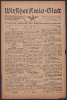 Wirsitzer Kreis-Blatt: Amtlicher Anzeiger für den Kreis Wirsitz 1918.01.22 Jg.74 Nr9