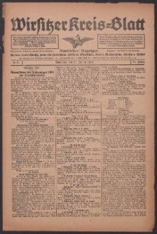 Wirsitzer Kreis-Blatt: Amtlicher Anzeiger für den Kreis Wirsitz 1918.01.26 Jg.74 Nr11