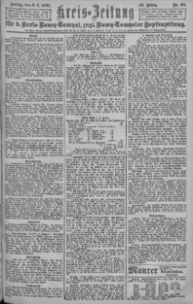 Kreis-Zeitung f&uuml;r d. Kreis Nowy-Tomysl : zugl. Nowy-Tomysler Hopfenzeitung = Orędownik Urzędowy na powiat Nowotomyski 1921.06.03 Jg.46 Nr63