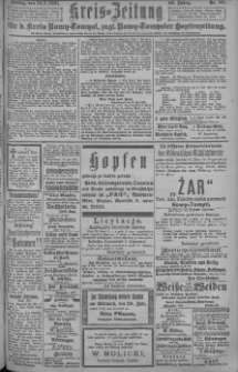 Kreis-Zeitung f&uuml;r d. Kreis Nowy-Tomysl: zugl. Nowy-Tomysler Hopfenzeitung = Orędownik Urzędowy na powiat Nowotomyski 1921.07.15 Jg.46 Nr80