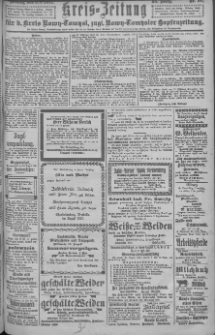 Kreis-Zeitung f&uuml;r d. Kreis Nowy-Tomysl: zugl. Nowy-Tomysler Hopfenzeitung = Orędownik Urzędowy na powiat Nowotomyski 1921.08.08 Jg.46 Nr90