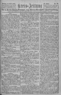 Kreis-Zeitung f&uuml;r d. Kreis Nowy-Tomysl: zugl. Nowy-Tomysler Hopfenzeitung = Orędownik Urzędowy na powiat Nowotomyski 1921.08.22 Jg.46 Nr95