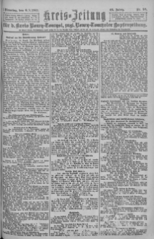 Kreis-Zeitung f&uuml;r d. Kreis Nowy-Tomysl: zugl. Nowy-Tomysler Hopfenzeitung = Orędownik Urzędowy na powiat Nowotomyski 1921.09.06 Jg.46 Nr98