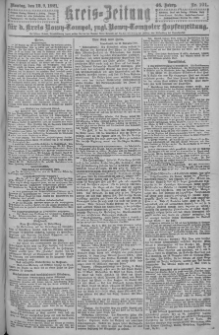 Kreis-Zeitung f&uuml;r d. Kreis Nowy-Tomysl: zugl. Nowy-Tomysler Hopfenzeitung = Orędownik Urzędowy na powiat Nowotomyski 1921.09.12 Jg.46 Nr101