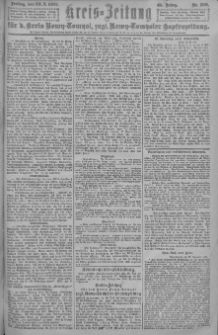 Kreis-Zeitung f&uuml;r d. Kreis Nowy-Tomysl: zugl. Nowy-Tomysler Hopfenzeitung = Orędownik Urzędowy na powiat Nowotomyski 1921.09.23 Jg.46 Nr106