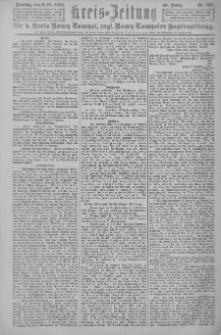 Kreis-Zeitung f&uuml;r d. Kreis Nowy-Tomysl: zugl. Nowy-Tomysler Hopfenzeitung 1921.10.03 Jg.46 Nr110