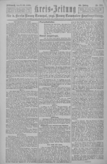 Kreis-Zeitung f&uuml;r d. Kreis Nowy-Tomysl: zugl. Nowy-Tomysler Hopfenzeitung 1921.10.05 Jg.46 Nr111