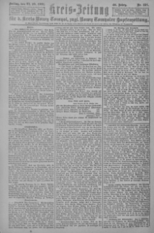 Kreis-Zeitung f&uuml;r d. Kreis Nowy-Tomysl: zugl. Nowy-Tomysler Hopfenzeitung 1921.10.21 Jg.46 Nr118