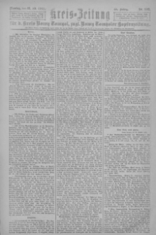Kreis-Zeitung f&uuml;r d. Kreis Nowy-Tomysl: zugl. Nowy-Tomysler Hopfenzeitung 1921.10.31 Jg.46 Nr122