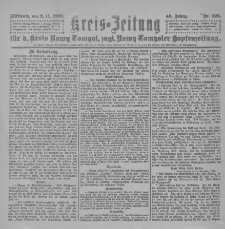 Kreis-Zeitung f&uuml;r d. Kreis Nowy-Tomysl: zugl. Nowy-Tomysler Hopfenzeitung 1921.11.02 Jg.46 Nr123