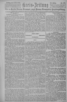 Kreis-Zeitung f&uuml;r d. Kreis Nowy-Tomysl: zugl. Nowy-Tomysler Hopfenzeitung 1921.12.09 Jg.46 Nr138