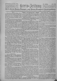 Kreis-Zeitung f&uuml;r d. Kreis Nowy-Tomysl: zugl. Nowy-Tomysler Hopfenzeitung 1921.12.14 Jg.46 Nr140