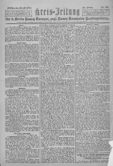 Kreis-Zeitung f&uuml;r d. Kreis Nowy-Tomysl: zugl. Nowy-Tomysler Hopfenzeitung 1921.12.16 Jg.46 Nr141