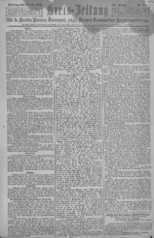 Kreis-Zeitung f&uuml;r d. Kreis Nowy-Tomysl: zugl. Nowy-Tomysler Hopfenzeitung 1921.12.19 Jg.46 Nr142